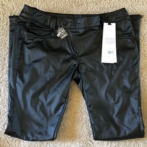 Volcom leather snowboard pants